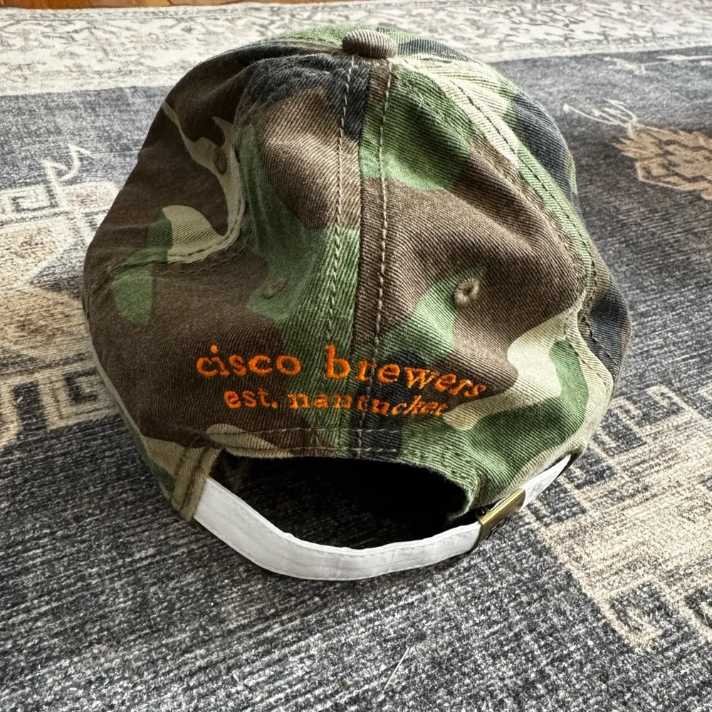 Harding-Lane Cisco Brewery Camouflage Baseball Cap with Orange Embroidery - Picture 2 of 5